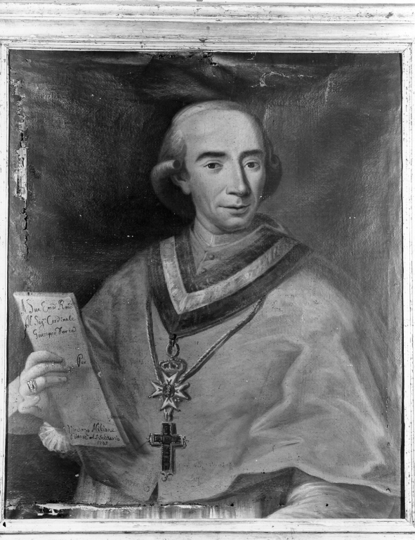 cardinale Giuseppe Doria (dipinto) di Milione Vincenzo (sec. XVIII)