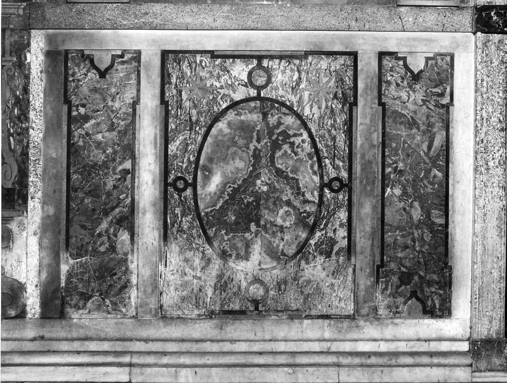 paliotto - a pannello piano - manifattura romana (sec. XVII)