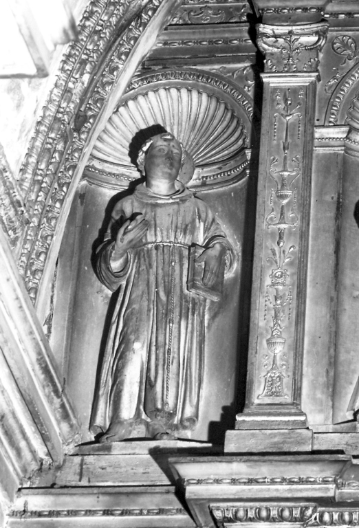 San Francesco d'Assisi (scultura) di Pasquale da Caravaggio (ultimo quarto sec. XV)