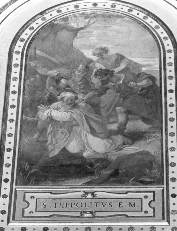 Sant'Ippolito (dipinto, ciclo) di Fontana Luigi (attribuito) (sec. XIX)