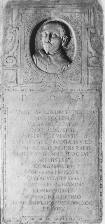 busto ritratto d'uomo (busto) - ambito romano (sec. XVII)