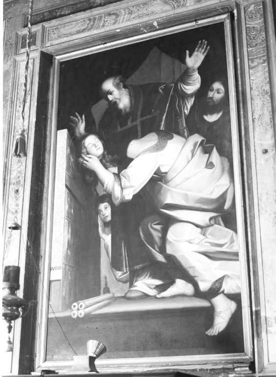 Decapitazione di Santa Valeria (dipinto) di Kech Francesco (prima metà sec. XIX)