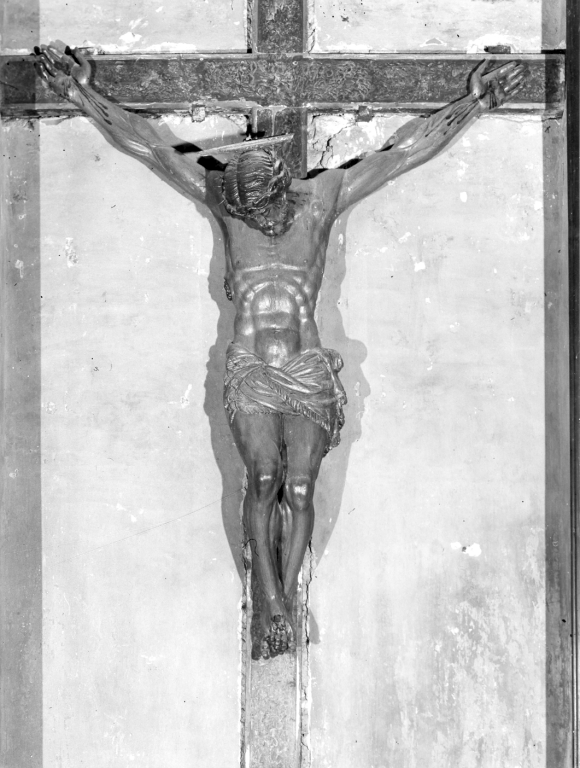 Cristo crocifisso (croce d'altare) di Maestro Nicolaus detto Fiammingo (sec. XVI)