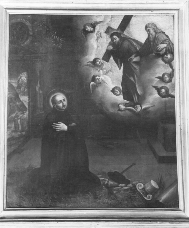 Visione di Sant' Ignazio di Loyola (dipinto) - scuola fiamminga (prima metà sec. XVIII)