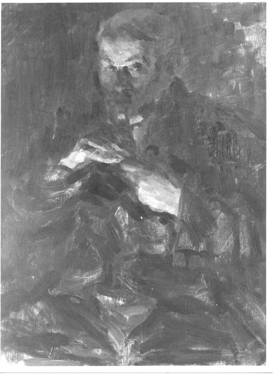 ritratto d'uomo (dipinto) di Varoli Luigi (sec. XX)