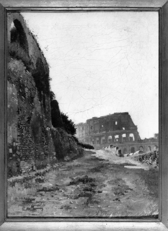 veduta del Colosseo (dipinto) di Donadoni Stefano (sec. XX)