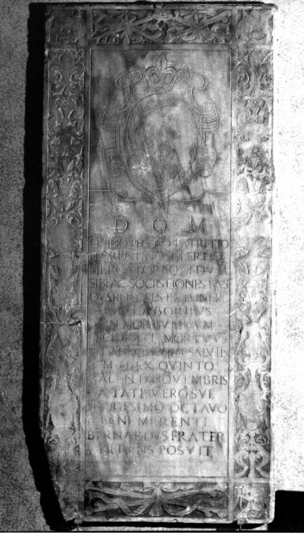 stemma (lapide tombale) - ambito romano (sec. XVI)