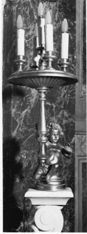 candelabro, coppia - ambito laziale (prima metà sec. XX)