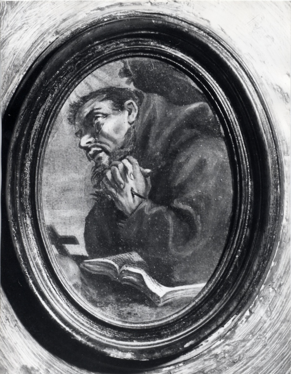 San Francesco d'Assisi in preghiera (dipinto) - ambito laziale (sec. XVII)