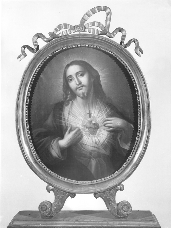 Sacro Cuore di Gesù (dipinto) - ambito laziale (sec. XIX)