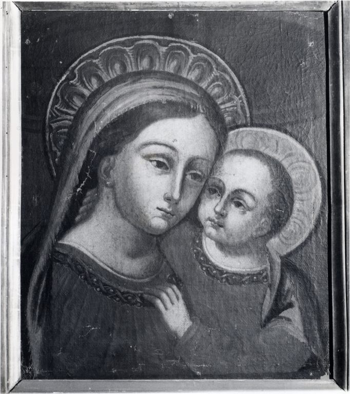 Madonna del Buon Consiglio, Madonna con Bambino (dipinto) - ambito laziale (sec. XVIII)