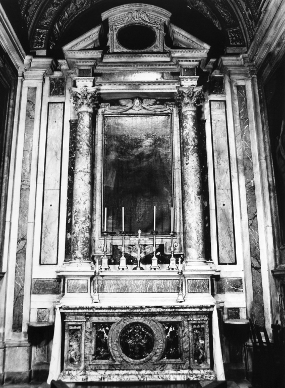 altare - ambito romano (metà, metà sec. XVII, sec. XVIII)