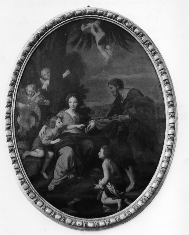 Riposo durante la fuga in Egitto (dipinto) di Maratta Carlo (scuola) (primo quarto sec. XVIII)