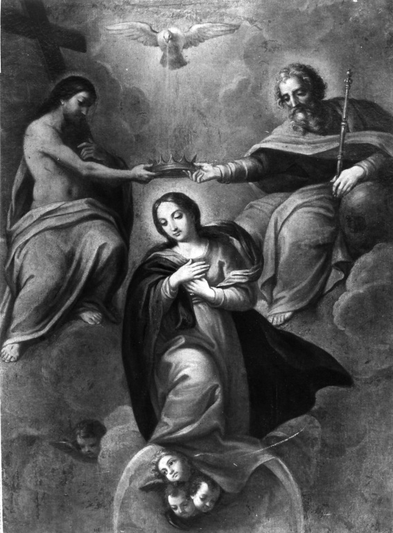 Incoronazione della Madonna (dipinto) - ambito romano (seconda metà sec. XVII)