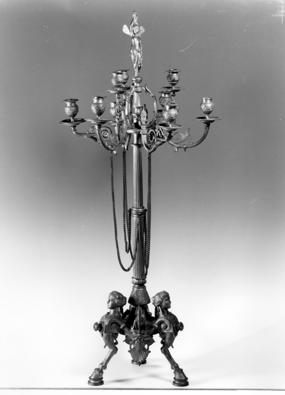 candelabro - ambito francese (metà sec. XIX)