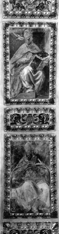 Quattro Dottori della Chiesa (dipinto, serie) di Nucci Avanzino (attribuito) (inizio sec. XVII)