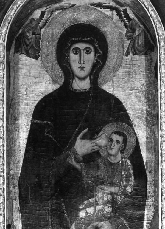 Madonna della Catena / Madonna della Purità, Madonna allattante il Bambino (dipinto) - scuola romana (sec. XIII)
