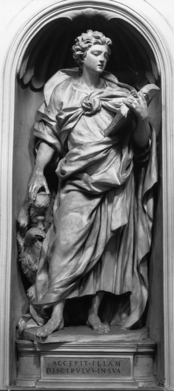 San Giovanni Evangelista (statua) di Algardi Alessandro (sec. XVII)