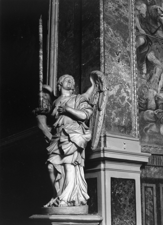 angelo con cornucopia (scultura) - ambito romano (sec. XVIII)