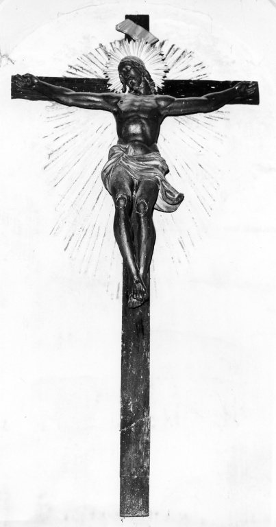 Cristo crocifisso (scultura) - ambito romano (sec. XVIII)