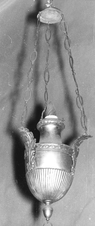 lampada pensile, serie - ambito romano (sec. XIX)