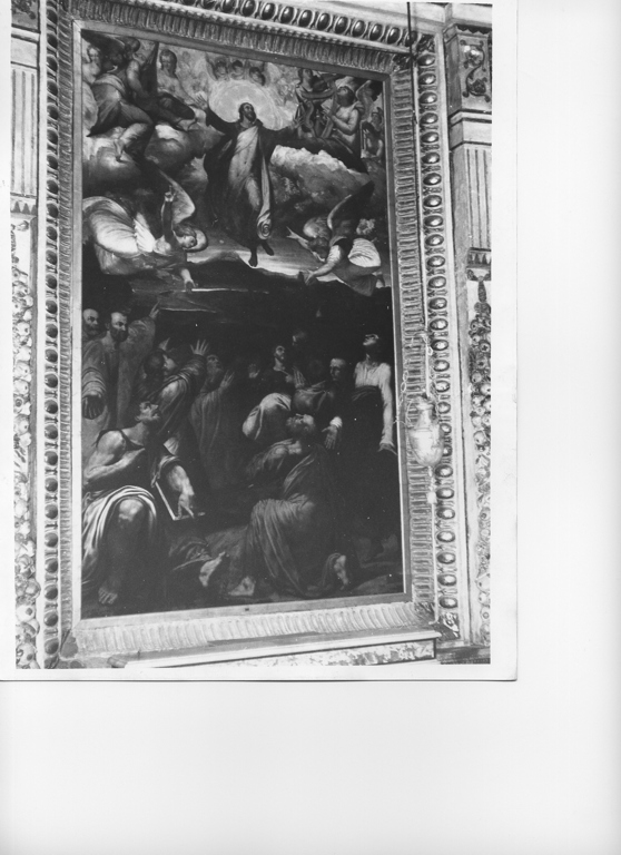 ascensione di Cristo (dipinto, opera isolata) di Valeriano Giuseppe (attribuito) (sec. XVI)