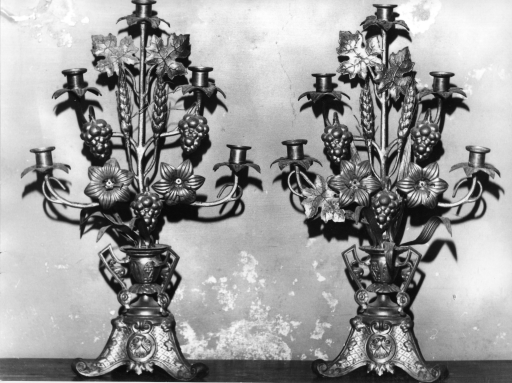 candelabro - ambito laziale (sec. XIX)