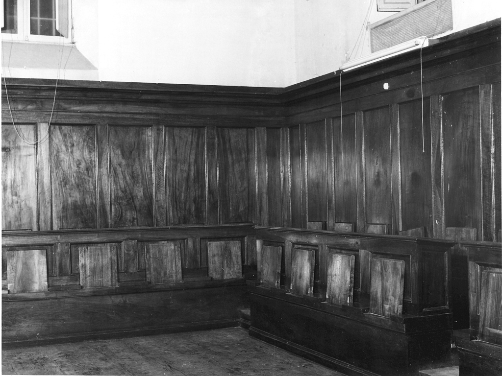 stalli del coro - bottega laziale (seconda metà sec. XIX)