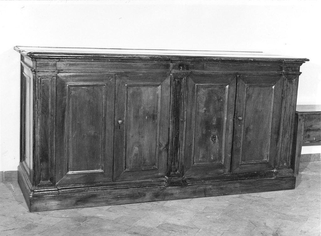 mobile da sacrestia - bottega laziale (sec. XVIII)