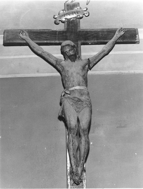 Cristo crocifisso (crocifisso) - bottega laziale (sec. XVIII)