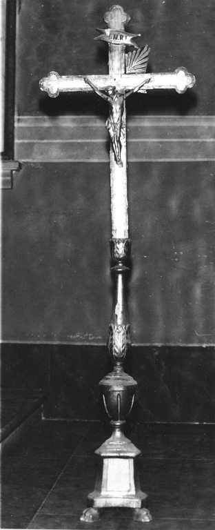 Cristo crocifisso (crocifisso) - bottega laziale (sec. XVIII)