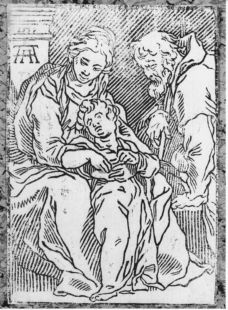 Sacra Famiglia (stampa) - ambito italiano (sec. XVII)