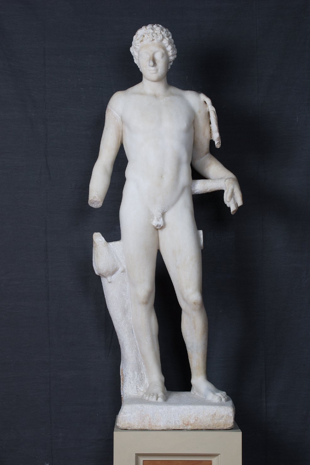 Ritratto di giovane (statua, opera isolata) - arte romana (sec. II)