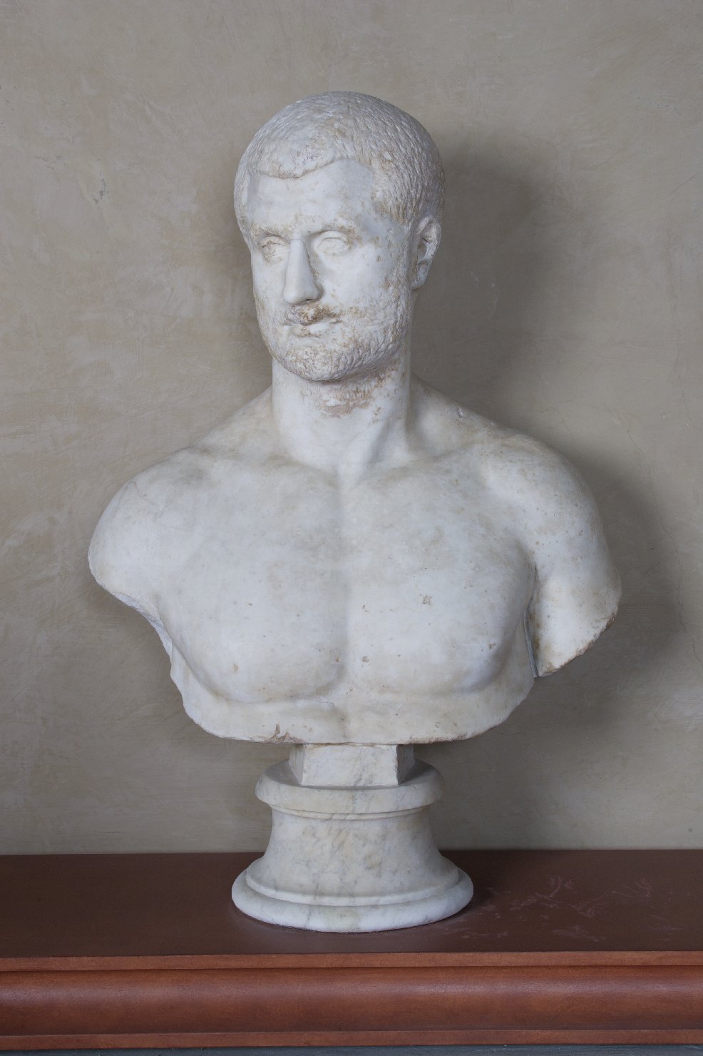 Ritratto virile (busto, opera isolata) - arte romana (secondo quarto sec. III)