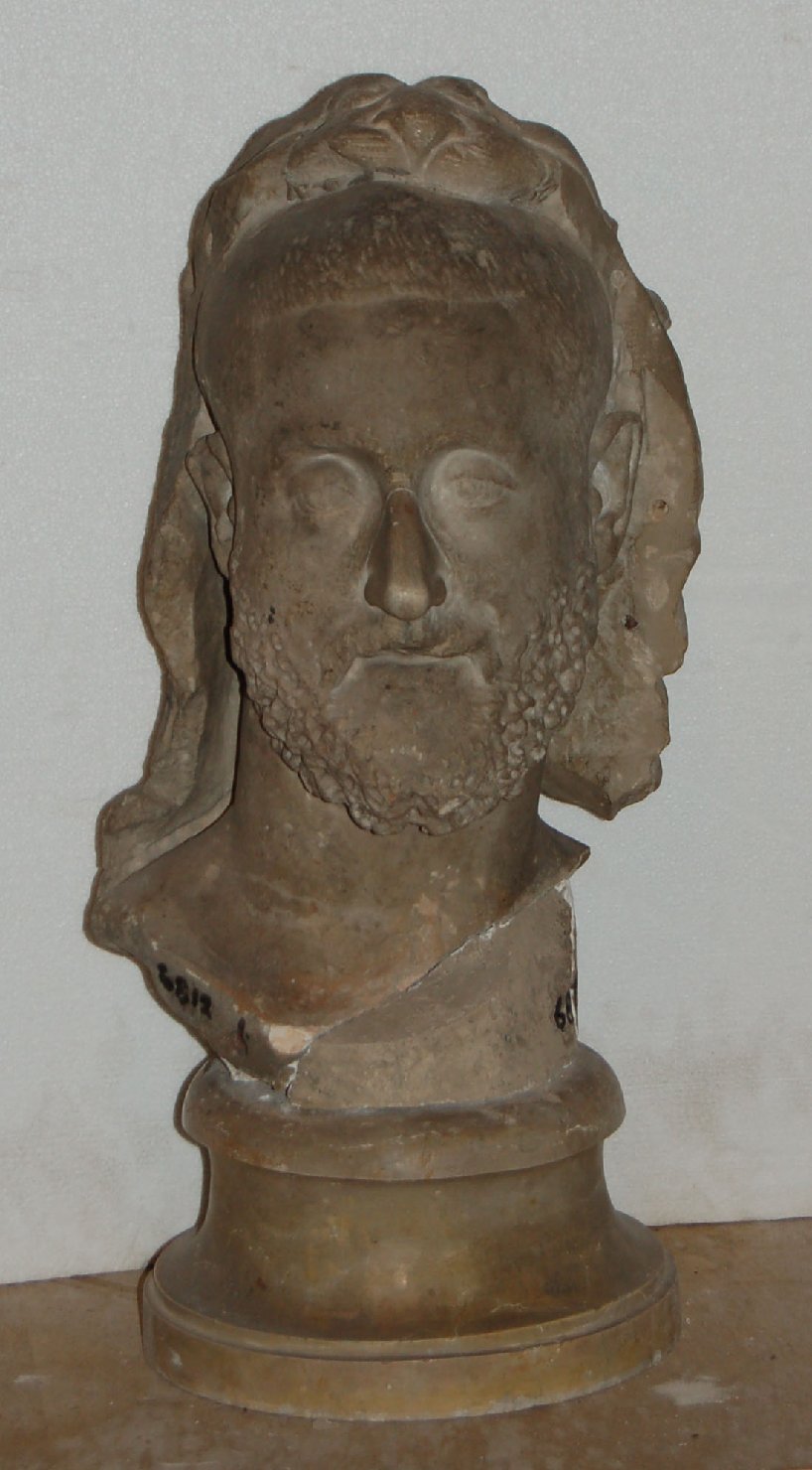 Commodo (testa) (statua, frammento) - arte romana (ultimo quarto sec. II)