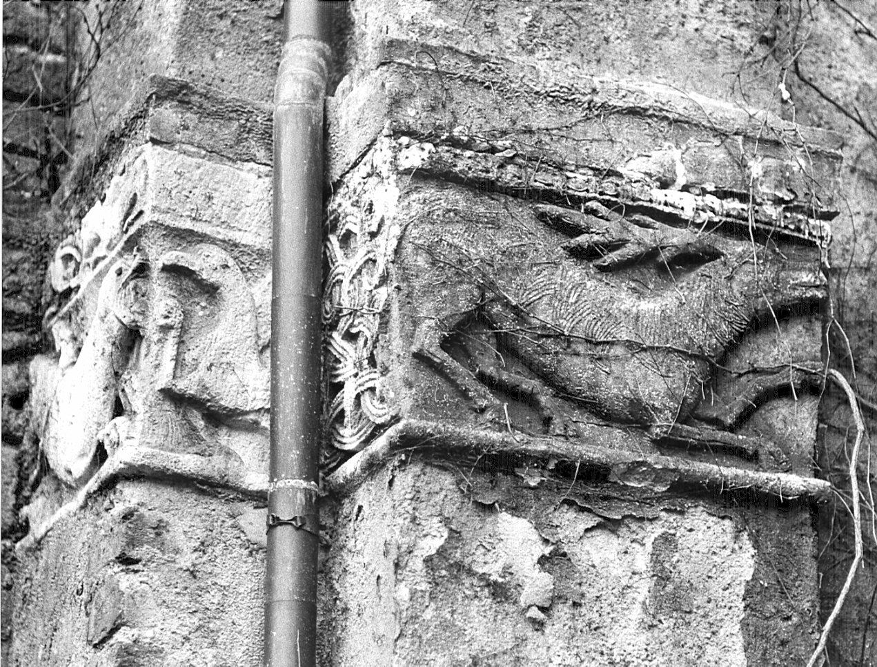 capitello, opera isolata - bottega lombarda (sec. XII)