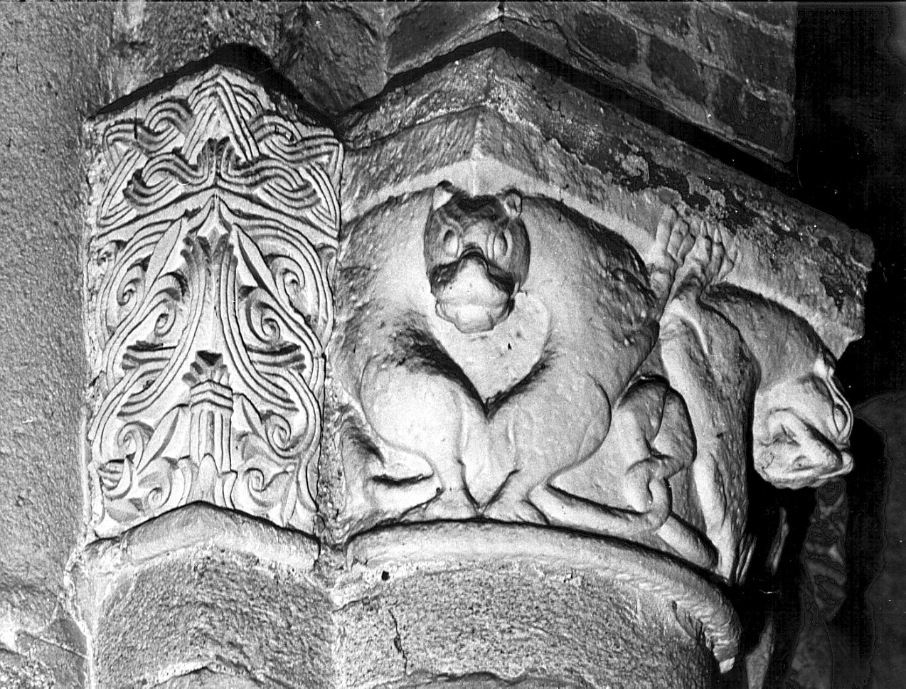 capitello, serie - bottega lombarda (sec. XII, sec. XIX)