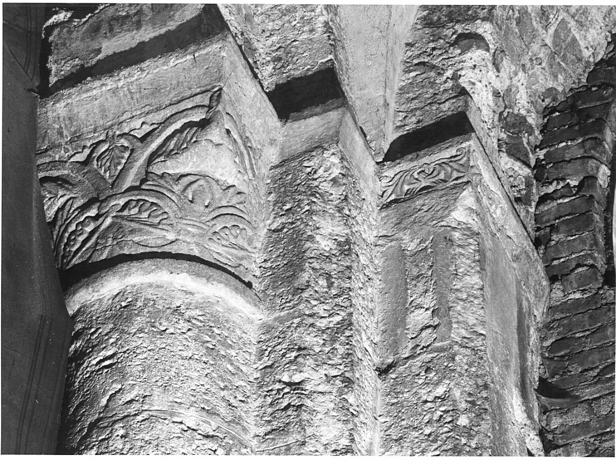 capitello, opera isolata - bottega lombarda (sec. XII)