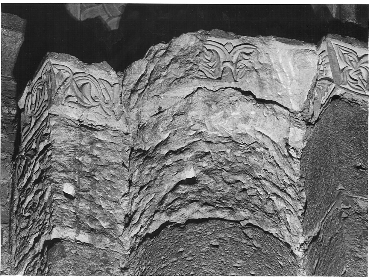 motivi decorativi (abaco di capitello, opera isolata) - ambito lombardo (sec. XIX)