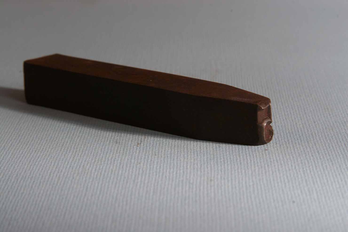 carattere da impressione, numero 5 - produzione marchigiana (secc. XIX/ XX)