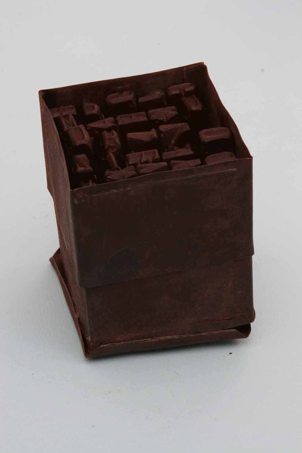 contenitore per caratteri - produzione marchigiana (secc. XIX/ XX)