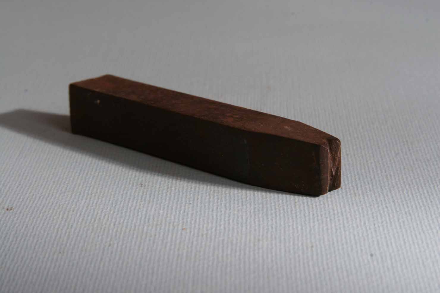 carattere da impressione, lettera M - produzione marchigiana (secc. XIX/ XX)