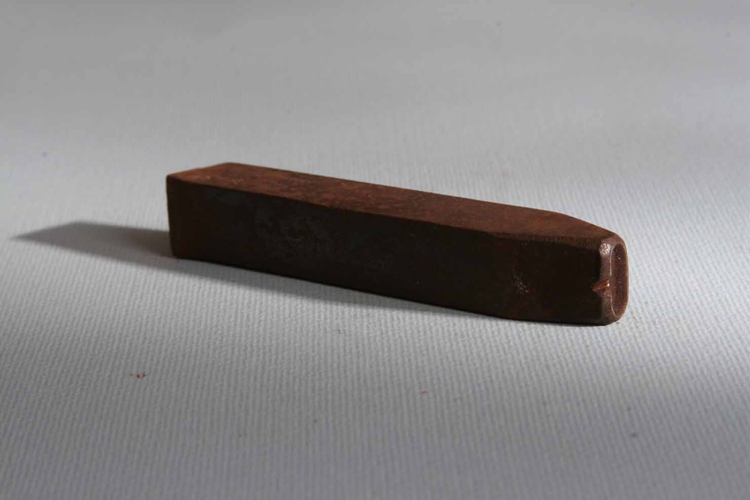 carattere da impressione, lettera C - produzione marchigiana (secc. XIX/ XX)