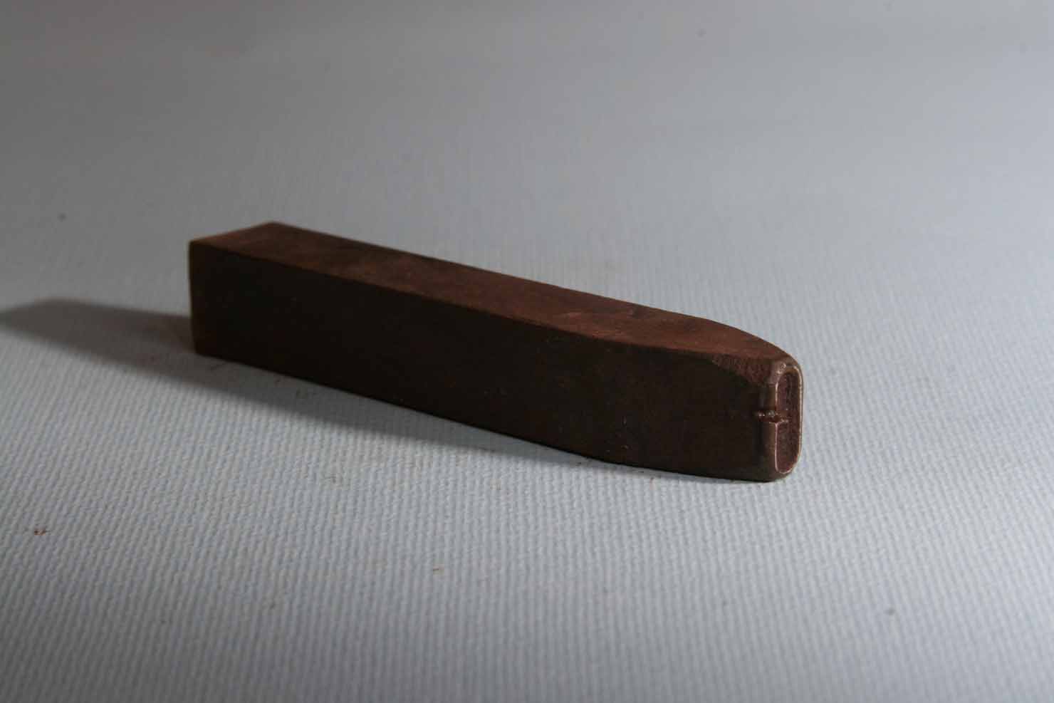 carattere da impressione, lettera G - produzione marchigiana (secc. XIX/ XX)