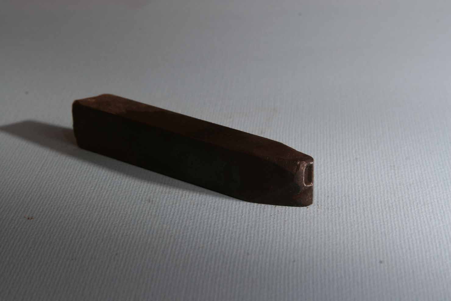 carattere da impressione, lettera P - produzione marchigiana (secc. XIX/ XX)