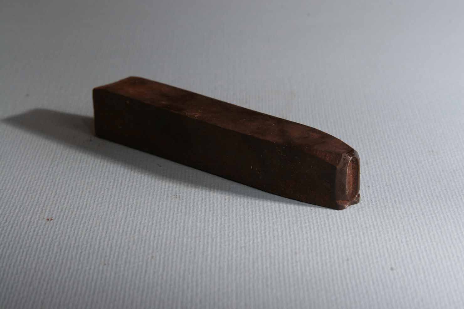 carattere da impressione, lettera Q - produzione marchigiana (secc. XIX/ XX)