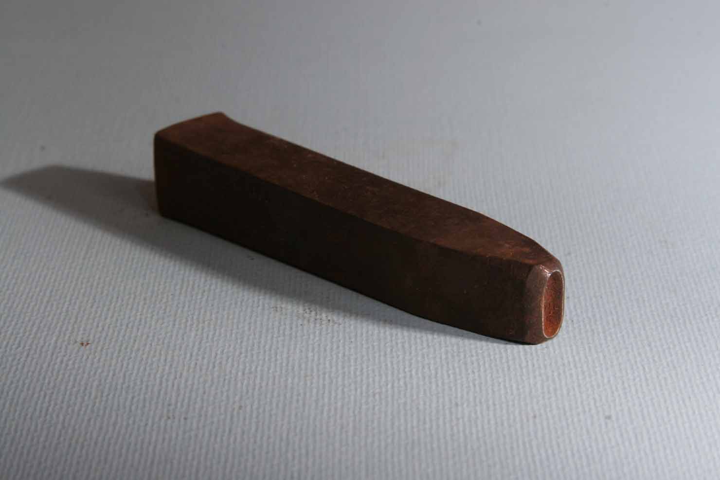 carattere da impressione, lettera O - produzione marchigiana (secc. XIX/ XX)