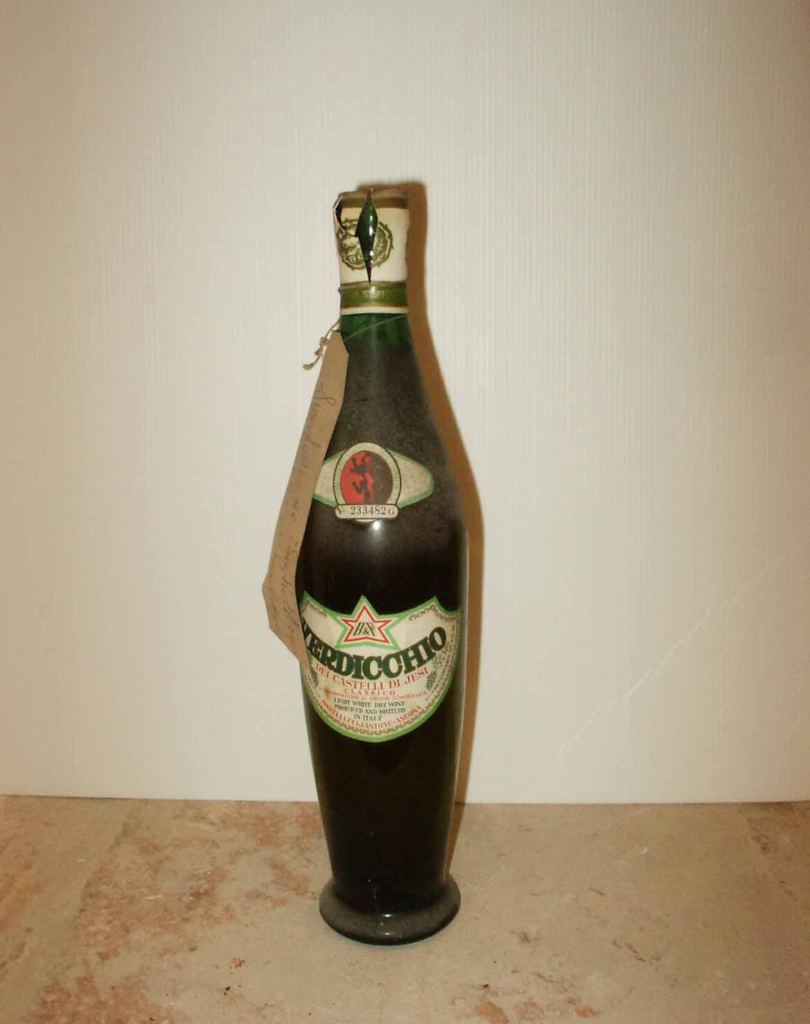 bottiglia di Verdicchio - produzione marchigiana (secc. XIX/ XX)