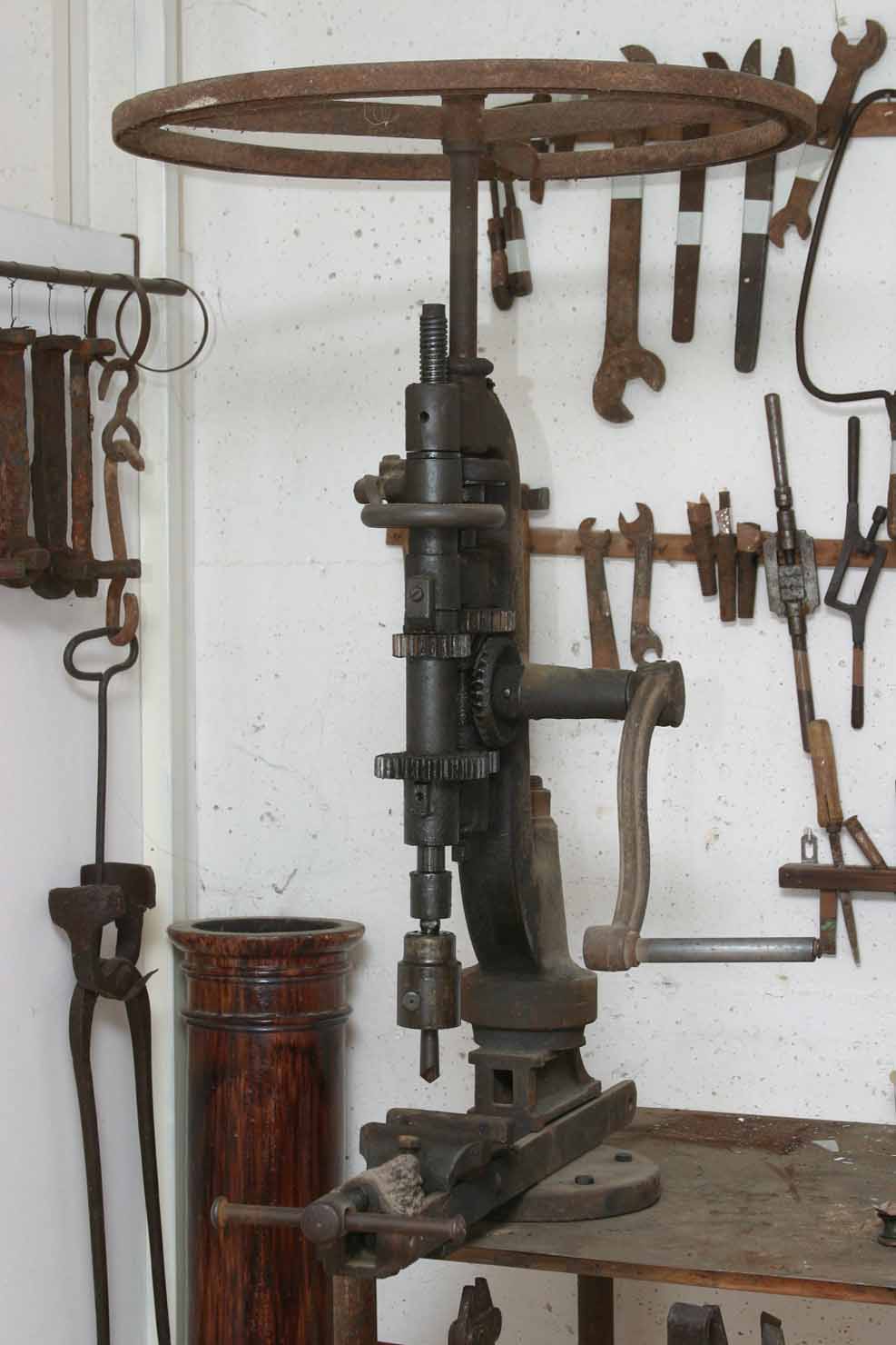 trapano meccanico - produzione marchigiana (secc. XIX/ XX)