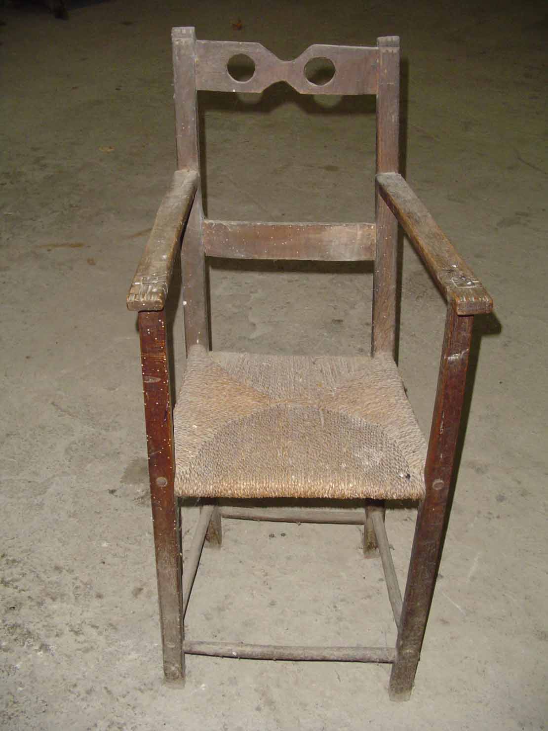 seggiola - produzione marchigiana (sec. XX inizio)